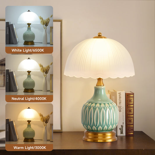LED Table Lamp American home decor Creative Artistic E27 Desk Lamp for Bedroom Living Room Hotel Office Reading Room