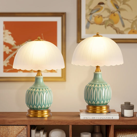LED Table Lamp American home decor Creative Artistic E27 Desk Lamp for Bedroom Living Room Hotel Office Reading Room