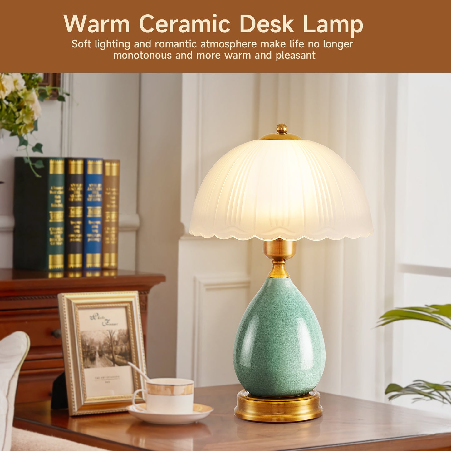 Table Lamp Bedside Lamps  American Living Room Simple Modern Creative Warm Romantic Bedroom Table Lights