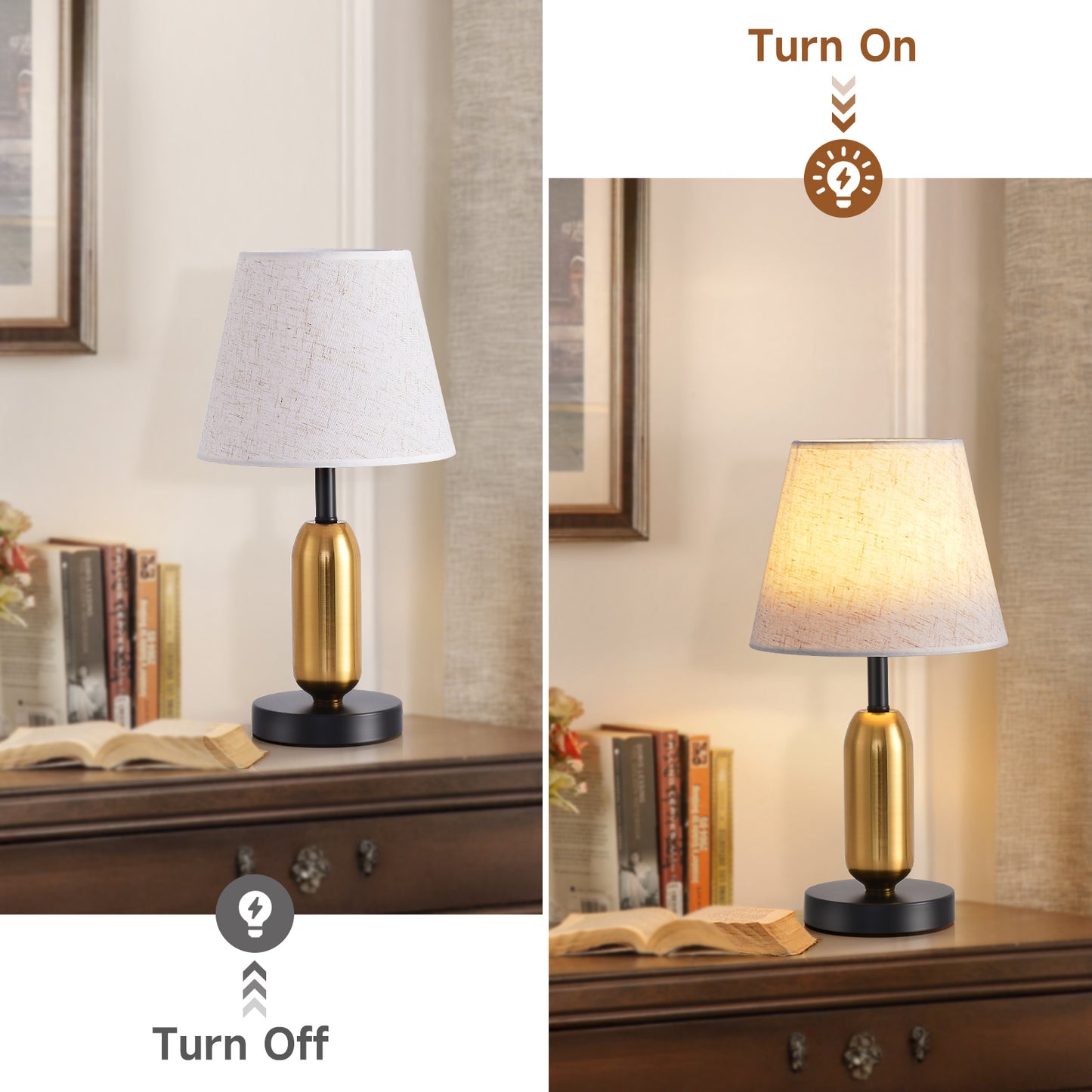 AMERICAN Table Lamps 3 COLOR Bedroom Nightstand Lamp American Simple Modern Home Warm Living Room Lamps Hotel Night HOME DECOR